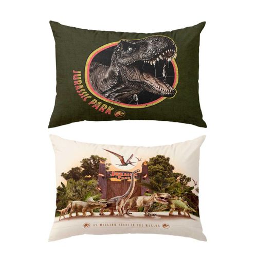 Almohada Reversible Jurassic Park Dino