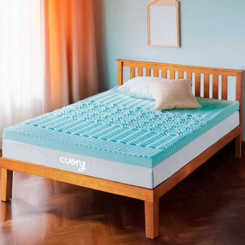 Colchoneta Memory Foam 7 Zonas Top Sobre Colchón Individual