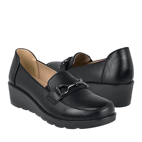 ZAPATOS DAMA COMFORT FIT 26450 SIMIPIEL NEGRO