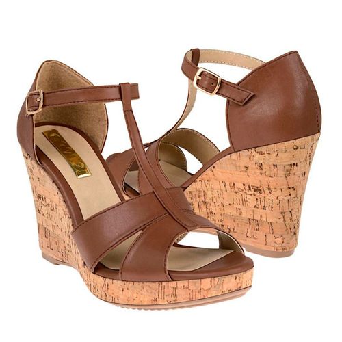 SANDALIAS DAMA STYLO 9028 SIMIPIEL CAFÉ