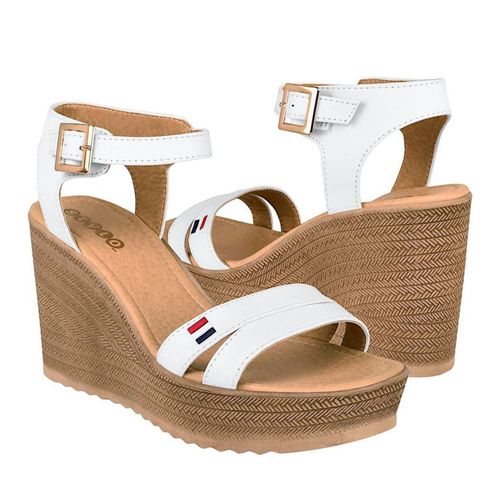 SANDALIAS DAMA STYLO 5508 SIMIPIEL BLANCO