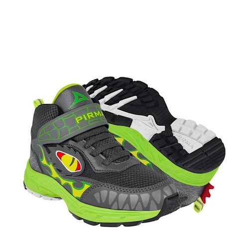 TENIS NIÑO PIRMA  DRAGON1307-356 SIMIPIEL GRIS 18-21