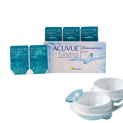 Acuvue Oasys Hydraclear Graduación +5.75 Lentes De Contacto Blandos Johnson & Johnson