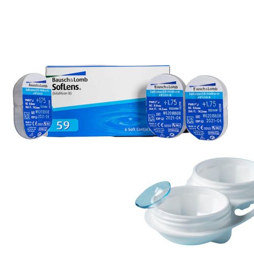 Softlens 59 Graduación -0.50 Lentes De Contacto Blandos Bausch & Lomb