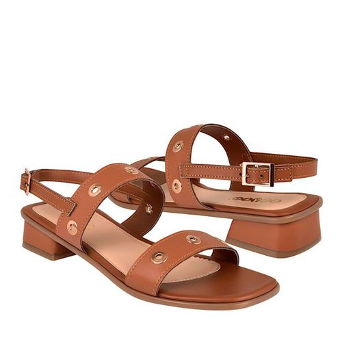SANDALIAS DAMA STYLO 10254 SIMIPIEL CAFÉ