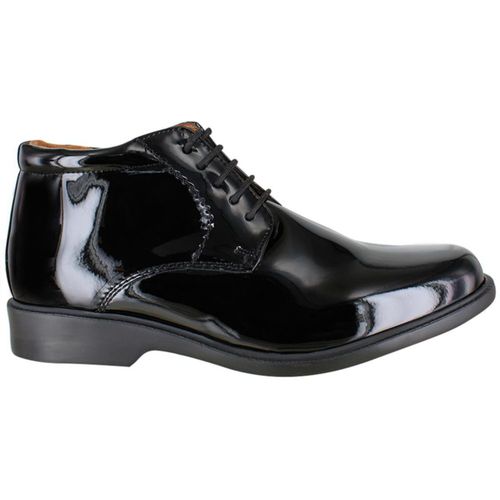 Botín Vestir Hombre 1657 Charol Negro PU