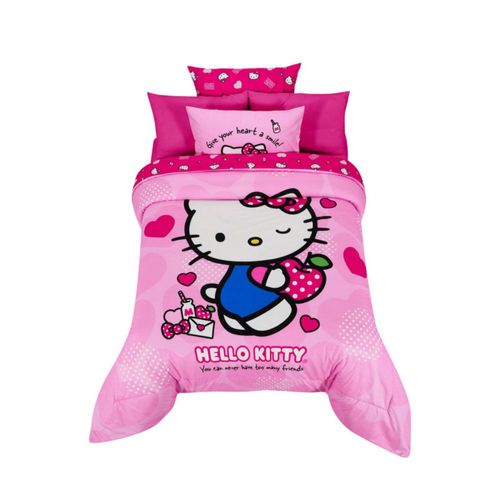 Set de Edredón Microfibra Hello Kitty Apple