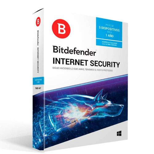 Antivirus BITDEFENDER Internet Security 5 licencias 1 año