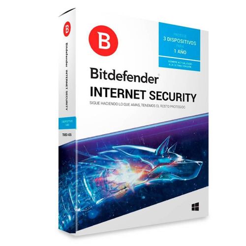Antivirus BITDEFENDER Internet Security 3 licencias 1 año