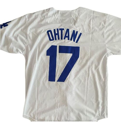 Jersey Shohei Othani 17 Bordado Blanco