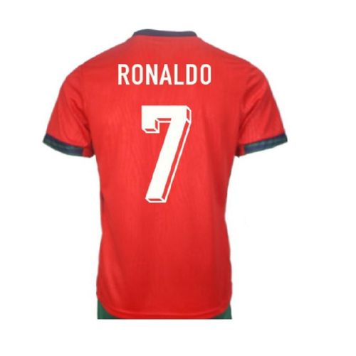 Jersey Ronaldo 7 Seleccion 2024 Titular Local Roja