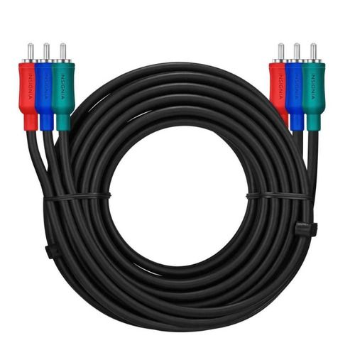 Cable de vídeo de componentes Insignia de 1.8 metros color negro