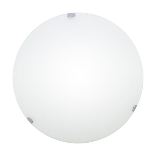 Lampara De Techo Luz Ideal, Plafón Redondo 3 Uñas Liso.