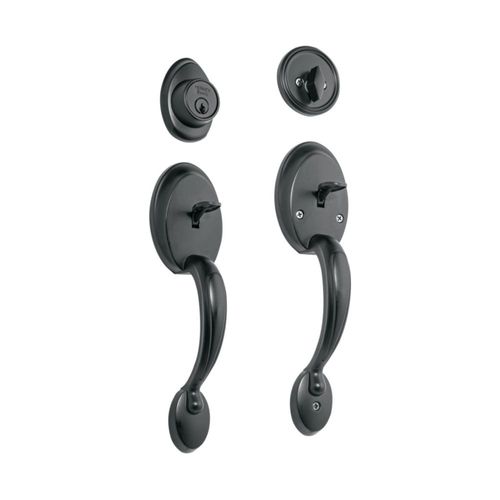 Doble jaladera y perilla Berna mariposa