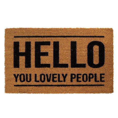 Tapete de entrada Hello Love People