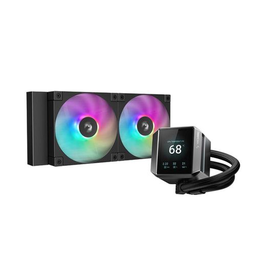 Enfriamiento Deepcool Mystique 240 lx550 negro argb am5 lga1700