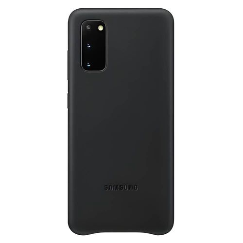 Funda para celular Samsung Galaxy S20 Plus Leather Cover Negro