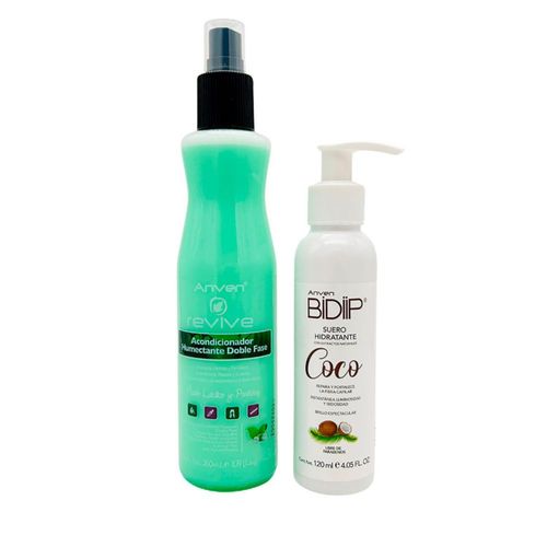 Tratamiento Dual Revive y Suero de coco