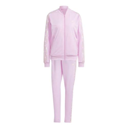 Conjunto Adidas Essentials 3 Franjas Rosa Mujer IJ8787