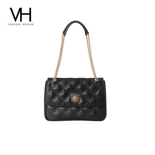 Bolso cruzado Vanessa Hogan YINRAN de piel beige para mujer