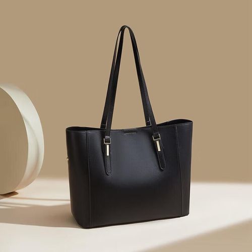 Bolso de hombro Libélula Roja de piel de vaca negro para mujer