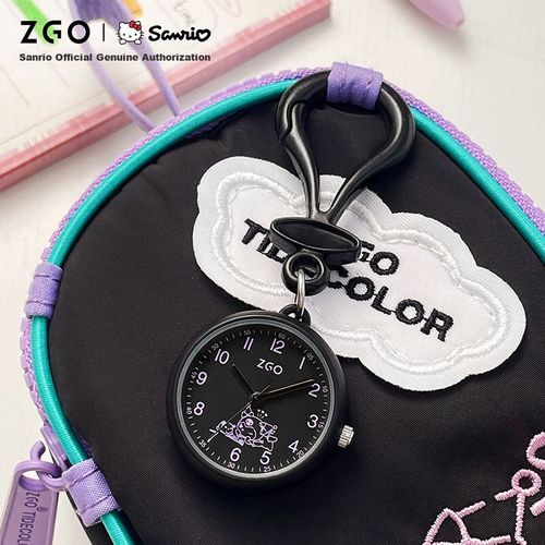 Reloj de bolsillo ZGO Sanrio miniatura azul