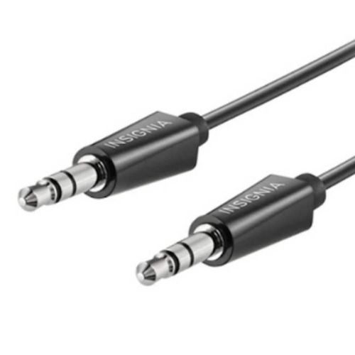 Cable de audio Jack 3.5 mm NS-MH32 Insignia 1.8 m color negro