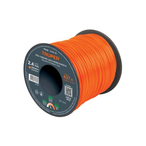 Hilo redondo p desbrozadora 2.4mm x 437m