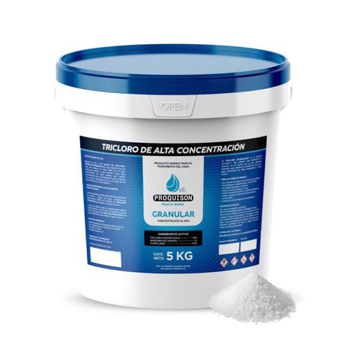 Cloro para alberca granular 5 kg Proquison 90% desinfección
