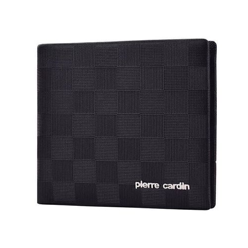 Cartera Pierre Cardin de Piel Genuina Negra para Hombre