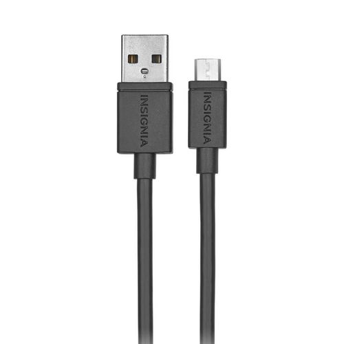 Cable de carga y sincronización micro USB Insignia de 1.2 m negro