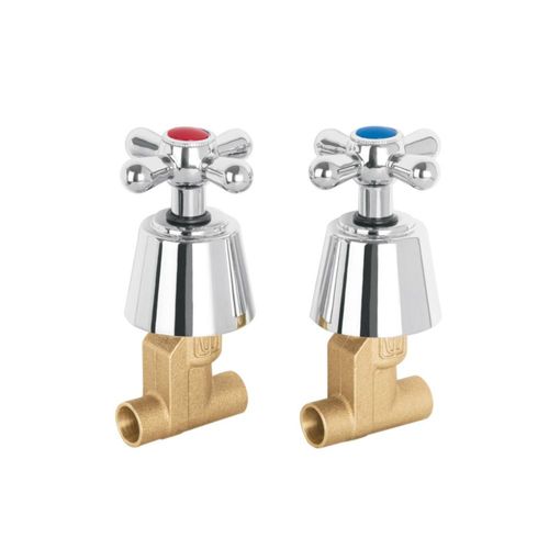 Juego llaves empotrar soldables cruceta