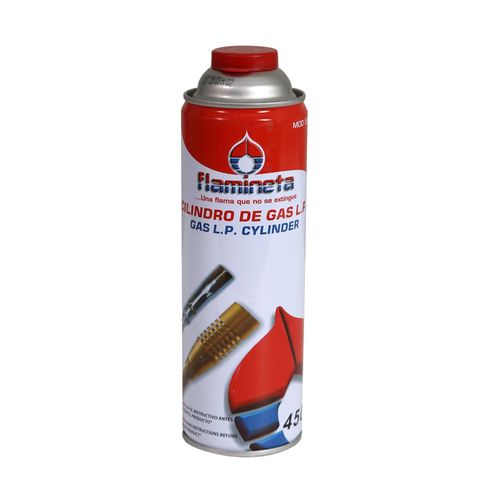 Lata de gas butano/propano para soplete FLAMINETA