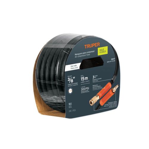 Manguera para compresor hule 15mx3/8pul