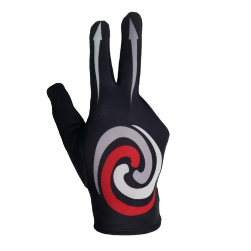 Guantes para Billar Verri Mano Derecha Negro Estampado