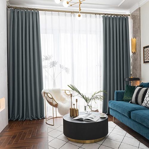 Cortina Blackout Gris 300x270