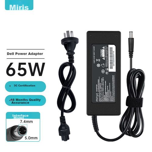 Cargador MRYC 65W 19.5V 3.34A para Dell Inspiron 7.4mm