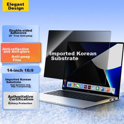 Filtro de Pantalla de Privacidad Yopin 14" Antirreflejo 28°