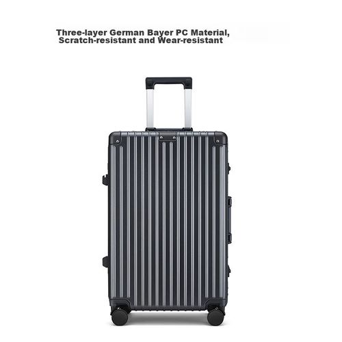 Maleta Dream Traveller Aluminio 24" Gris Espacial