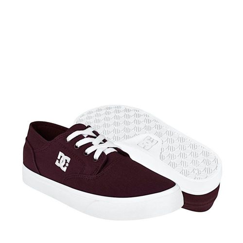 TENIS DAMA DC SHOES ADYS300755BUR TEXTIL VINO