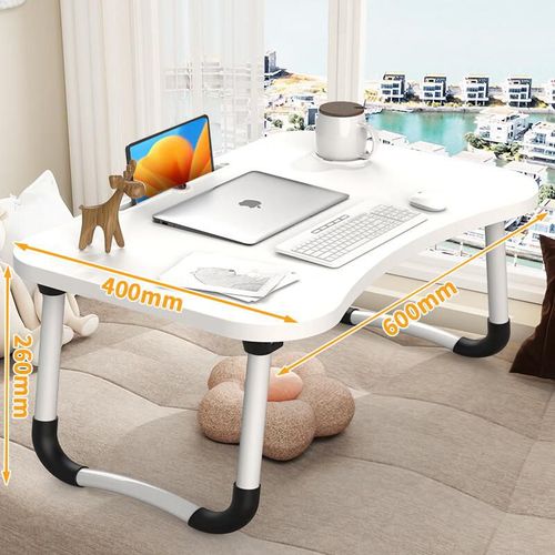 Mesa portátil Craftsmaster Plegable para Computadora 120cm Negra