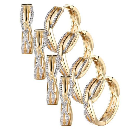 Aretes Bonitos Redondos MXZCN-004