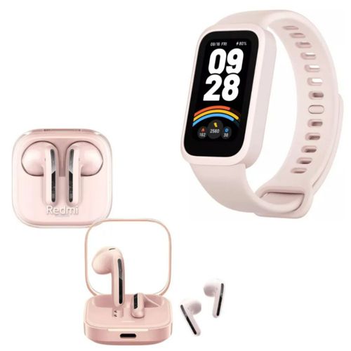 Xiaomi Smartband 9 Active + Redmi Buds 6 Active Rosa
