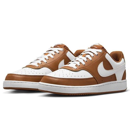 Tenis Nike Court Vision Lo Café Blanco