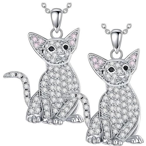 Bonitas Cadenas de Gatos CatNeck02 MXGKN-002 Collar y Dije Oriental Shorthair