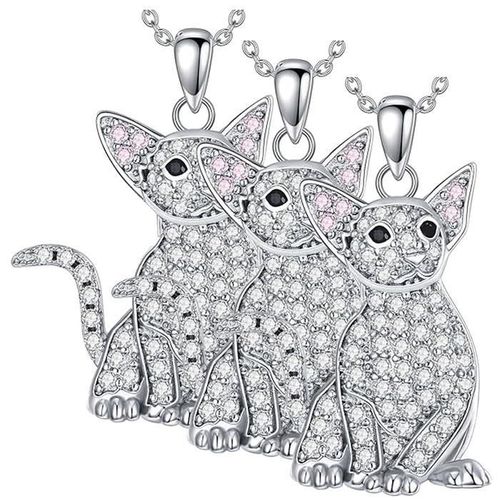Bonitas Cadenas de Gatos CatNeck02 MXGKN-003 Collar y Dije Oriental Shorthair