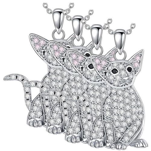 Bonitas Cadenas de Gatos CatNeck02 MXGKN-004 Collar y Dije Oriental Shorthair