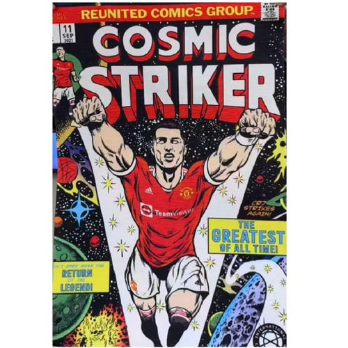 Exclusiva! Cobija Frazada Edicion Especial Ronaldo CR7 Comic