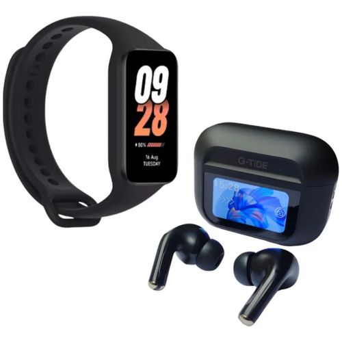 Xiaomi Smart Band 8 Active + Audífonos G-tide Future Pod