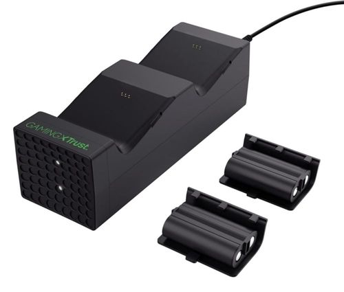 Trust GXT 250 Base de Carga Control + 2 Baterías Recargables Xbox Series